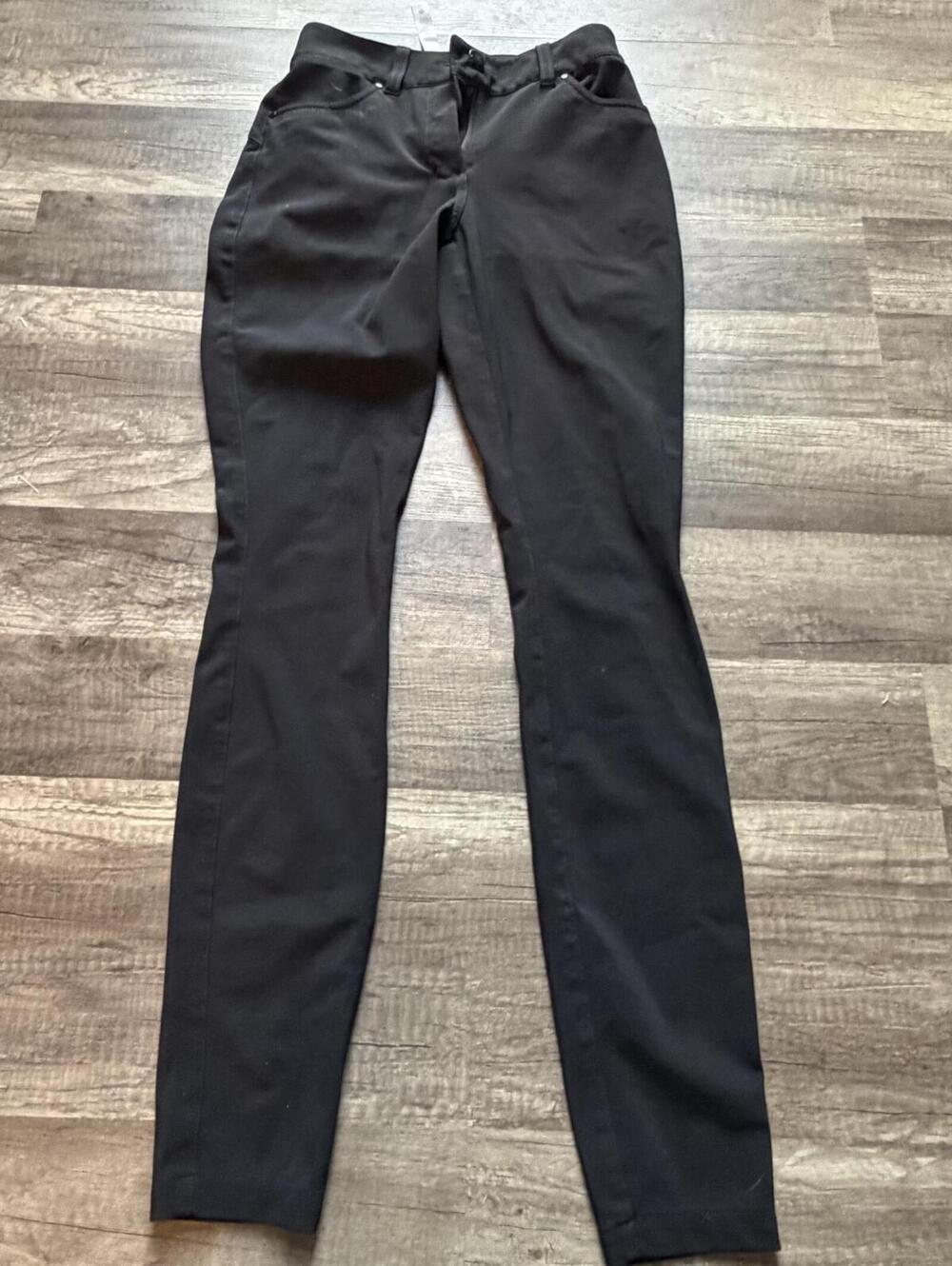 Lululemon Black Stretch Pants, Waist 24 in. - Tiny Waist, Big Attitude